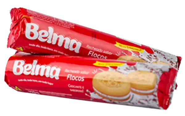 Bolacha Belma Recheada Flocos 110g