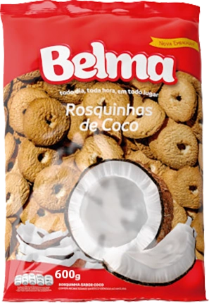 Bisc Belma 600g Rosq Leite