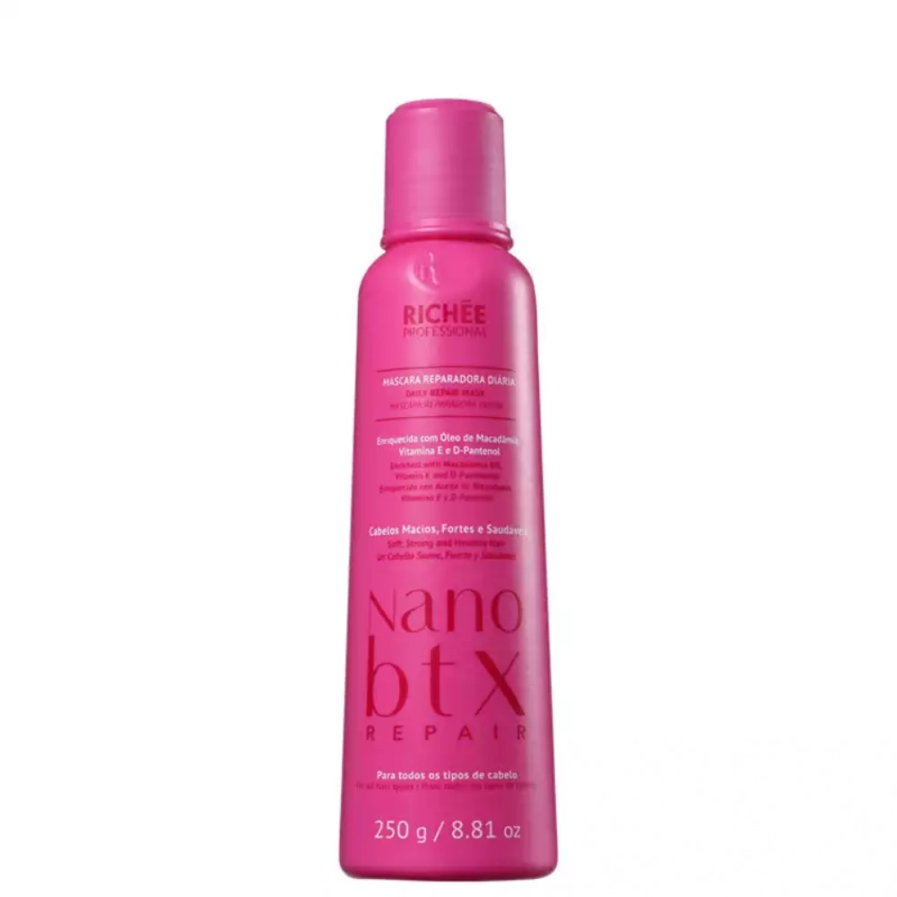 Creme/mascara Tratamento Richée Professional Reparadora Diaria Nano Btx 250g