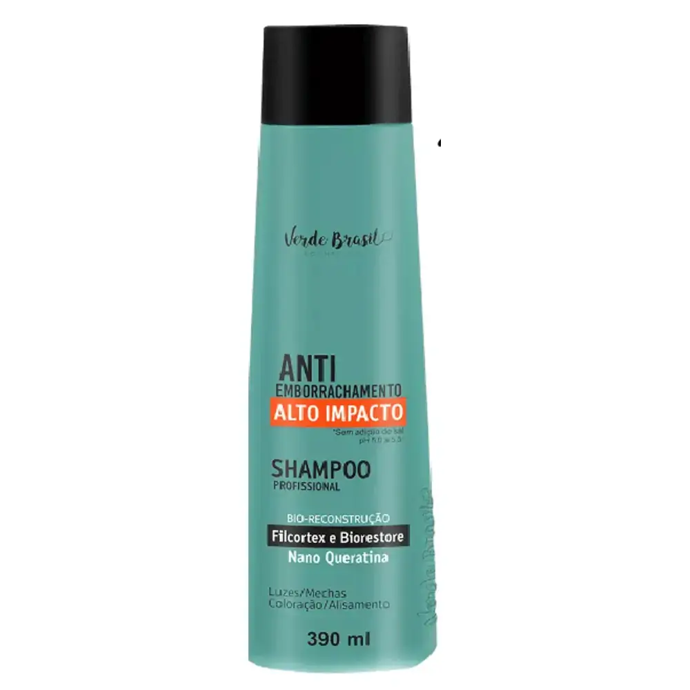 Shampoo Antiemborrachamento - Verde Brasil - 390ml