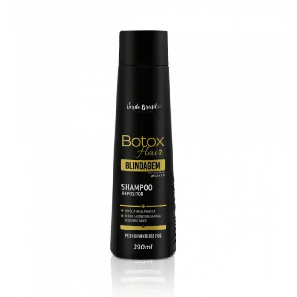 Shampoo Repositor BTX Hair - Verde Brasil - 390ml