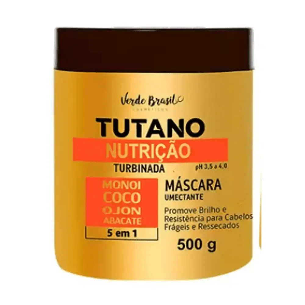 Máscara Nutrição Turbinada Umectante - Verde Brasil - 500g