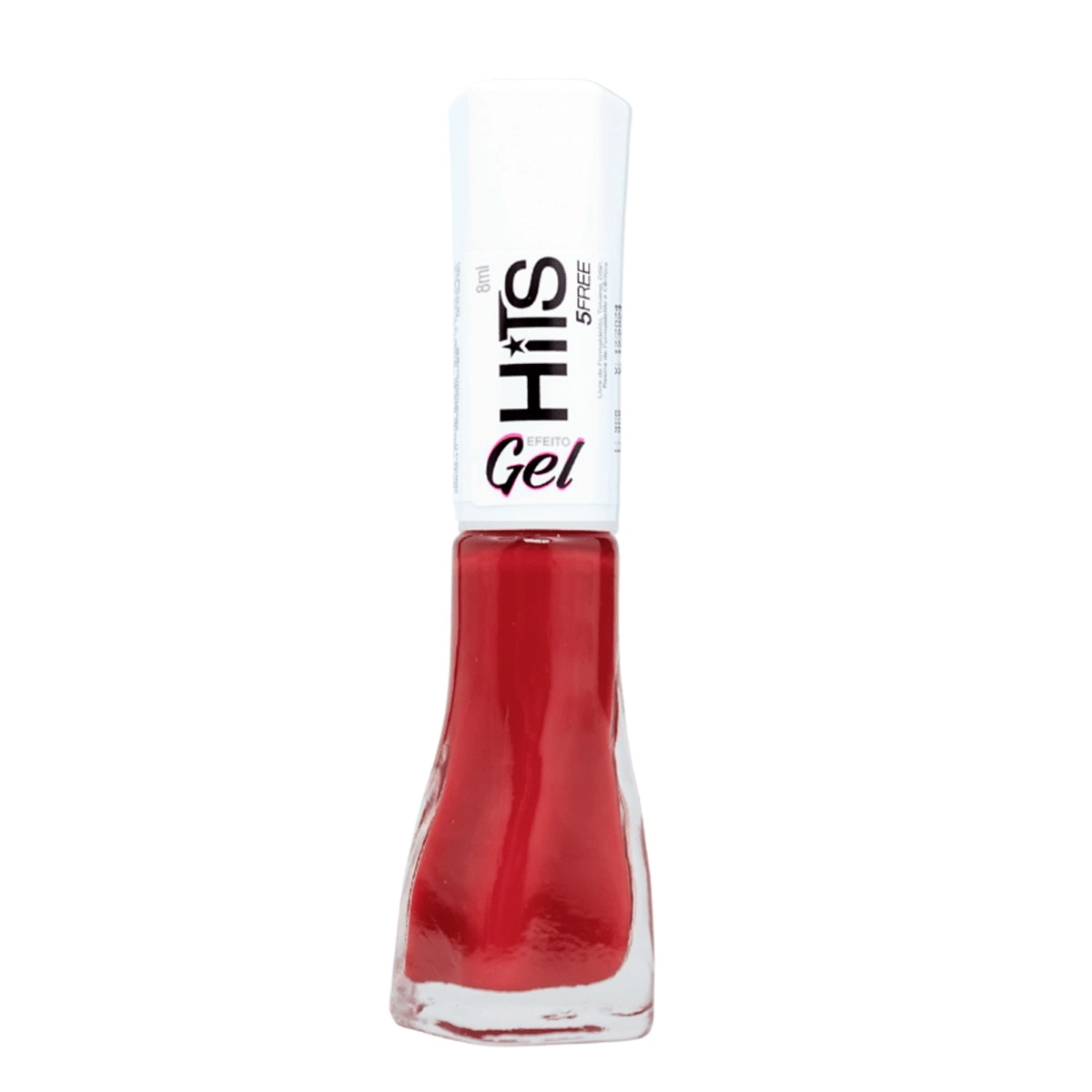 Esmalte Hits efeito gel Beijo que cola Cremoso 5free 8Ml