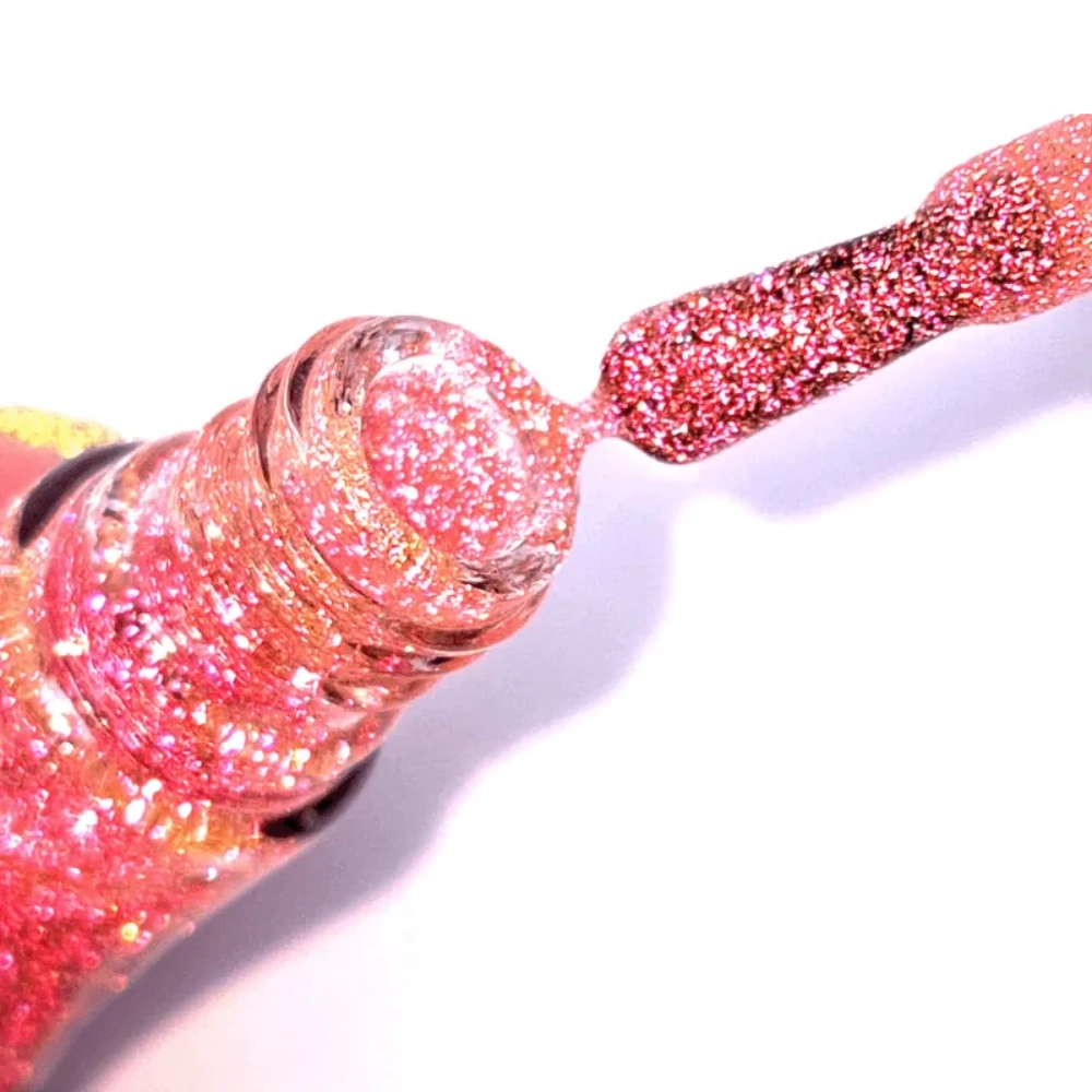 Esmalte Gel Glitter Diamante Rosa Eterno Hits 8ml