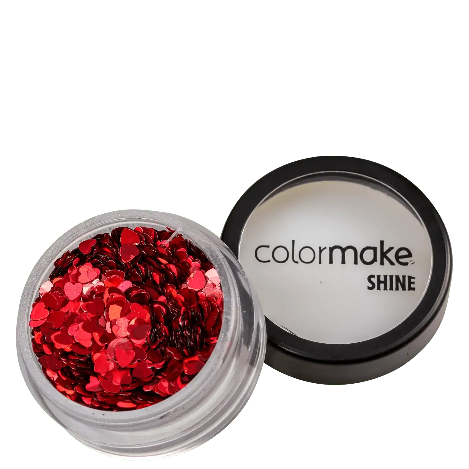 Gliter Poli 2923 2g Coracao Vermelho Holog Cm