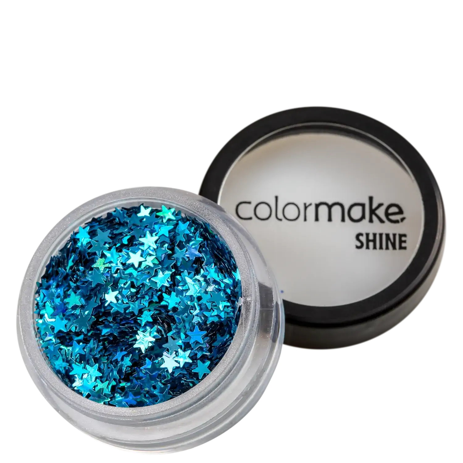 Colormake Glitter Shine Estrela Azul Turquesa R.2928