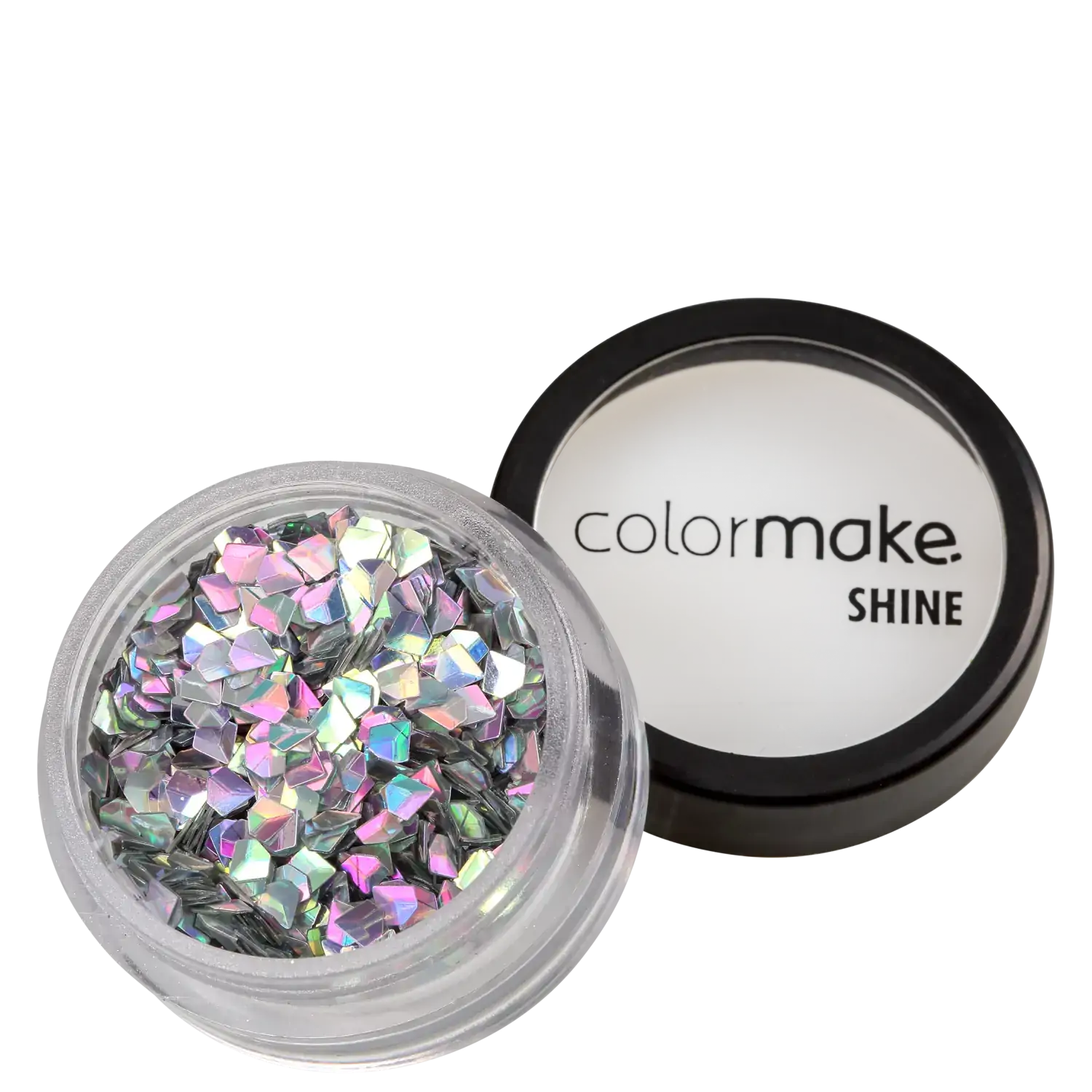 Colormake Glitter Shine Diaman 3d 2g Prata Holografico R.2937