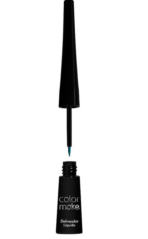 Delineador Liquido 3ml Azul Turquesa 8108 Atacado Ind Unid Color Make