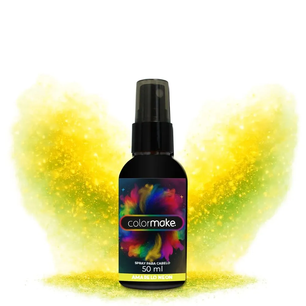 Tinta Para Cabelo Amarelo Neon