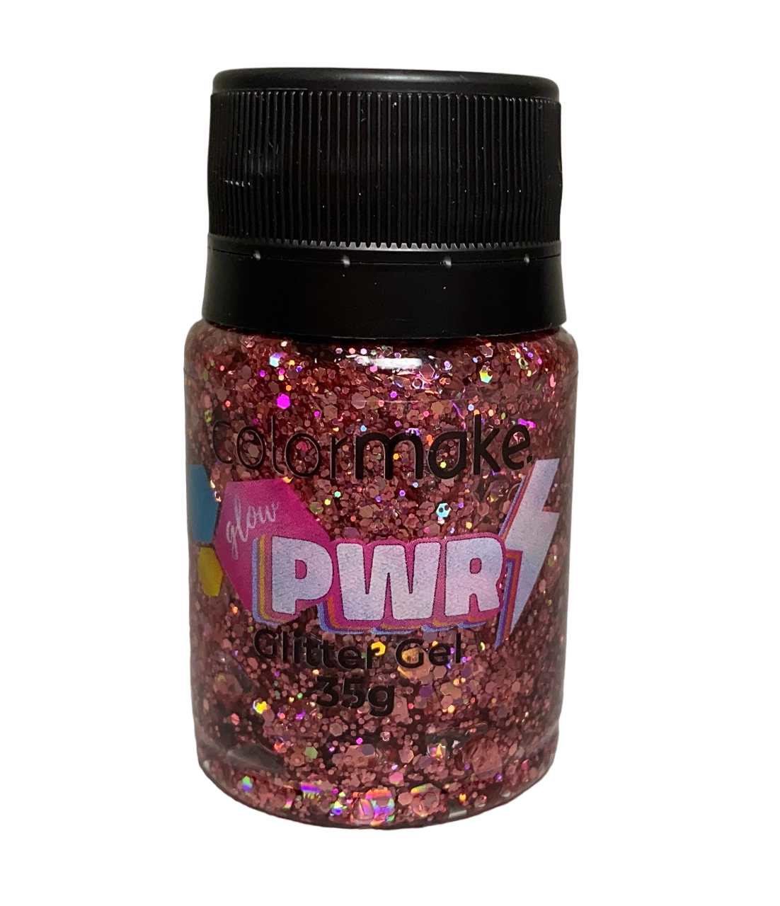 Glitter Gel Glow Power Rosa 35g Color Make