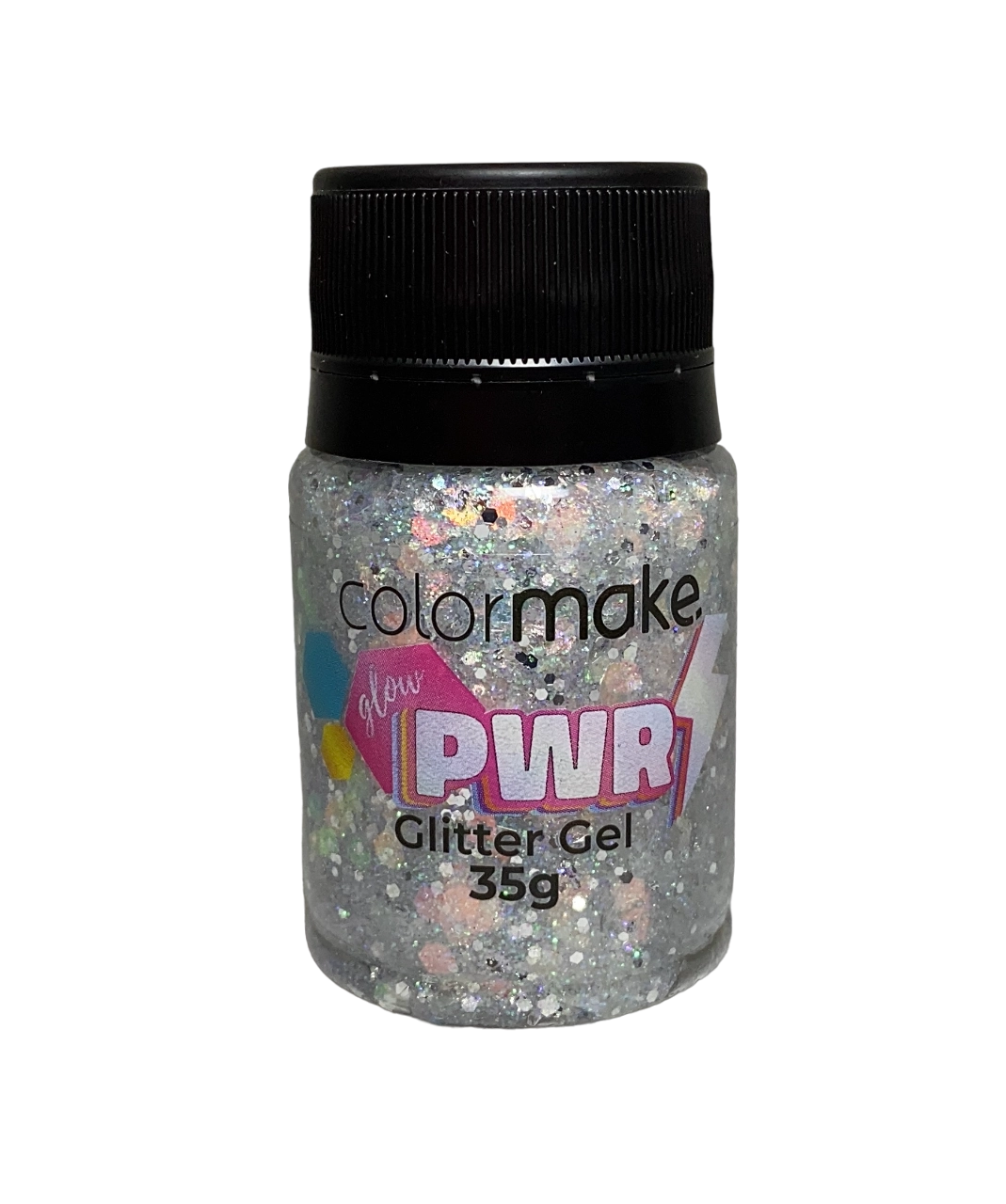 Glitter Gel Glow Power Perola 35g Color Make