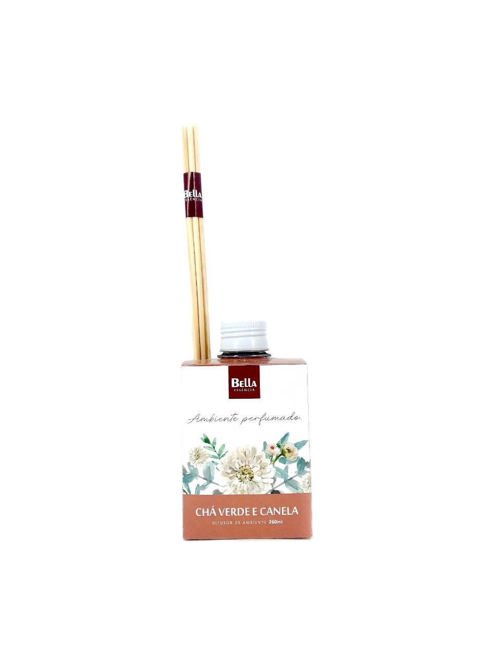 Difusor Floresta Verde Cha Verde E Canela 260ml 94419 Floresta Verde