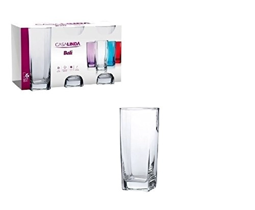 Kit Copo Casalinda Bali Trasnp 350ml 6un