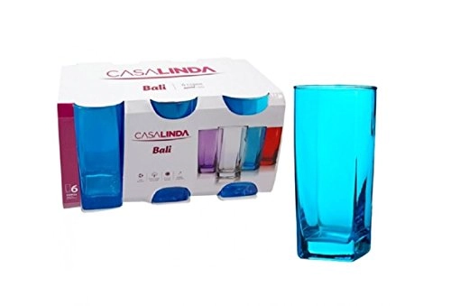 Kit Copo Casalinda Bali Az 350ml 6un