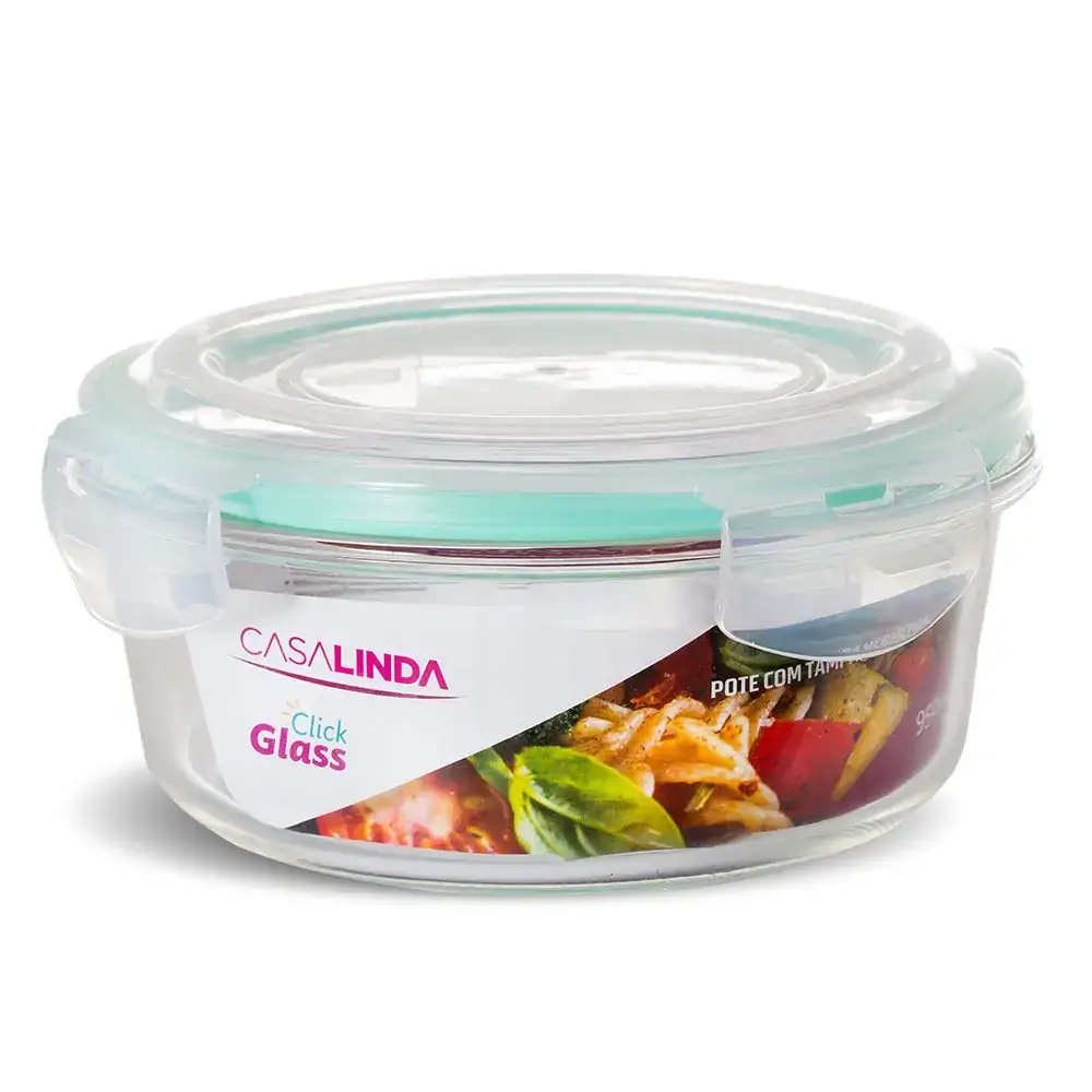 Pote Vidro 950ml Red C/tpa E T