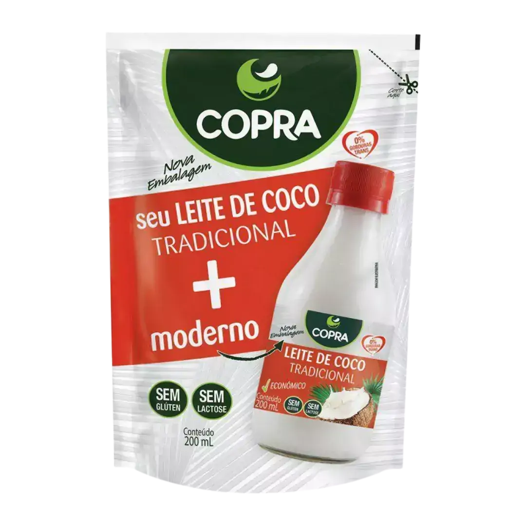 Leite de Coco Pouch 200ml - Copra