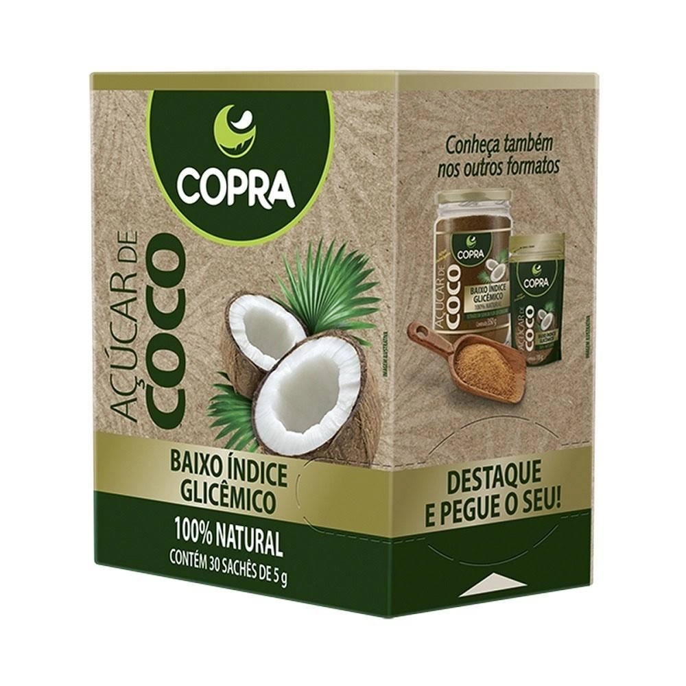 Açúcar De Coco 30 Sachês 5g Copra