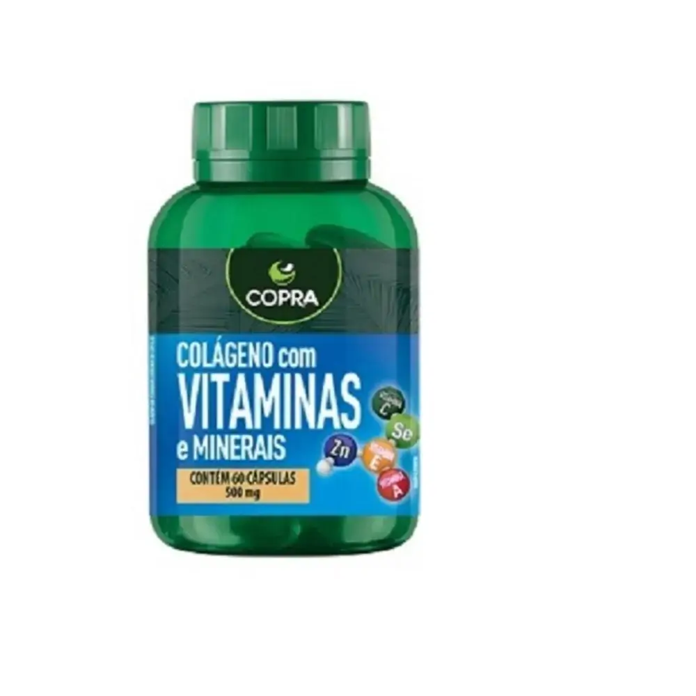 Capsula De Colageno Com Vit E Minerais 12x 60 Un