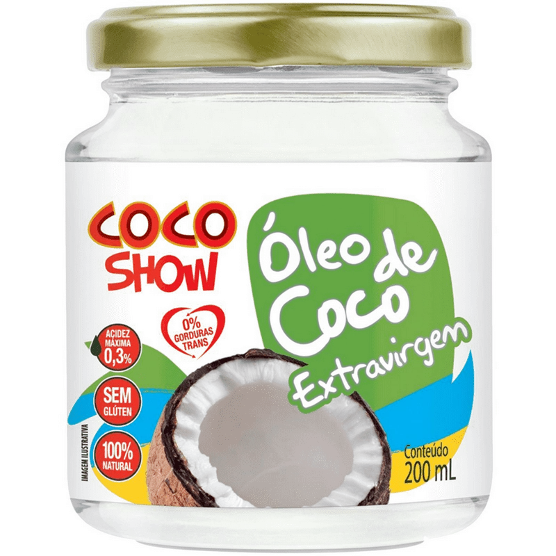 Óleo de Coco Extravirgem Coco Show 200ml - Copra