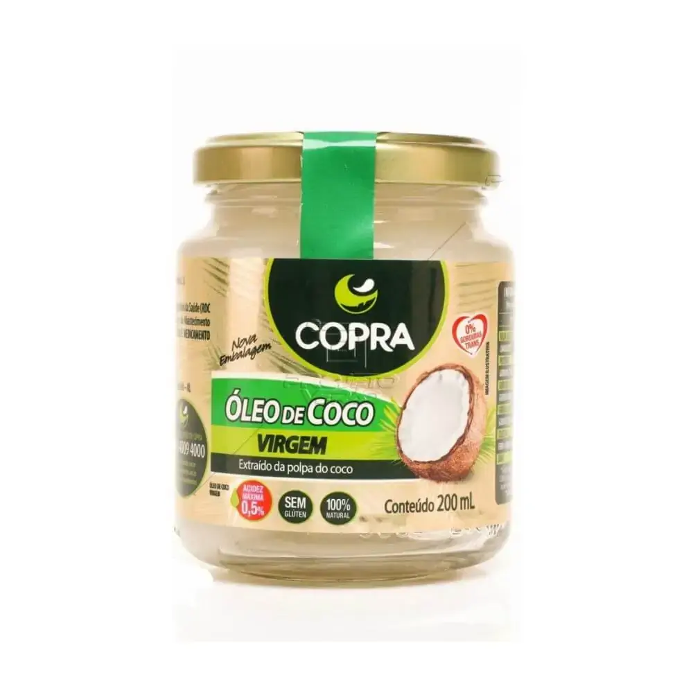 Óleo de Coco Virgem 200ml - Copra