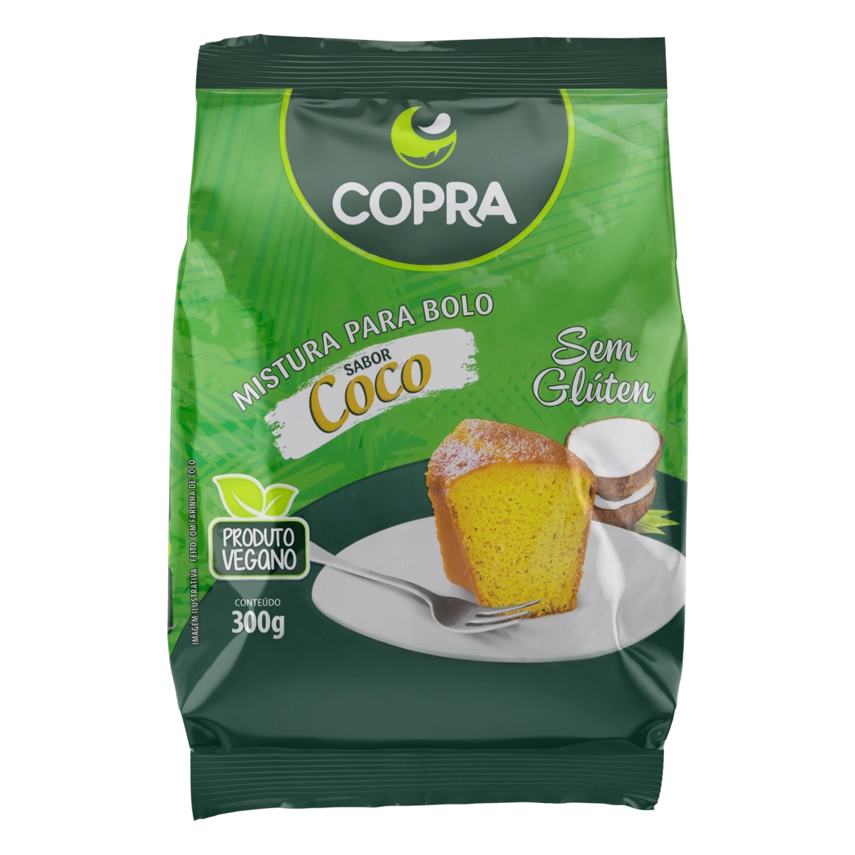 Mistura Para Bolo Coco Sem Glúten Copra Pacote 300g