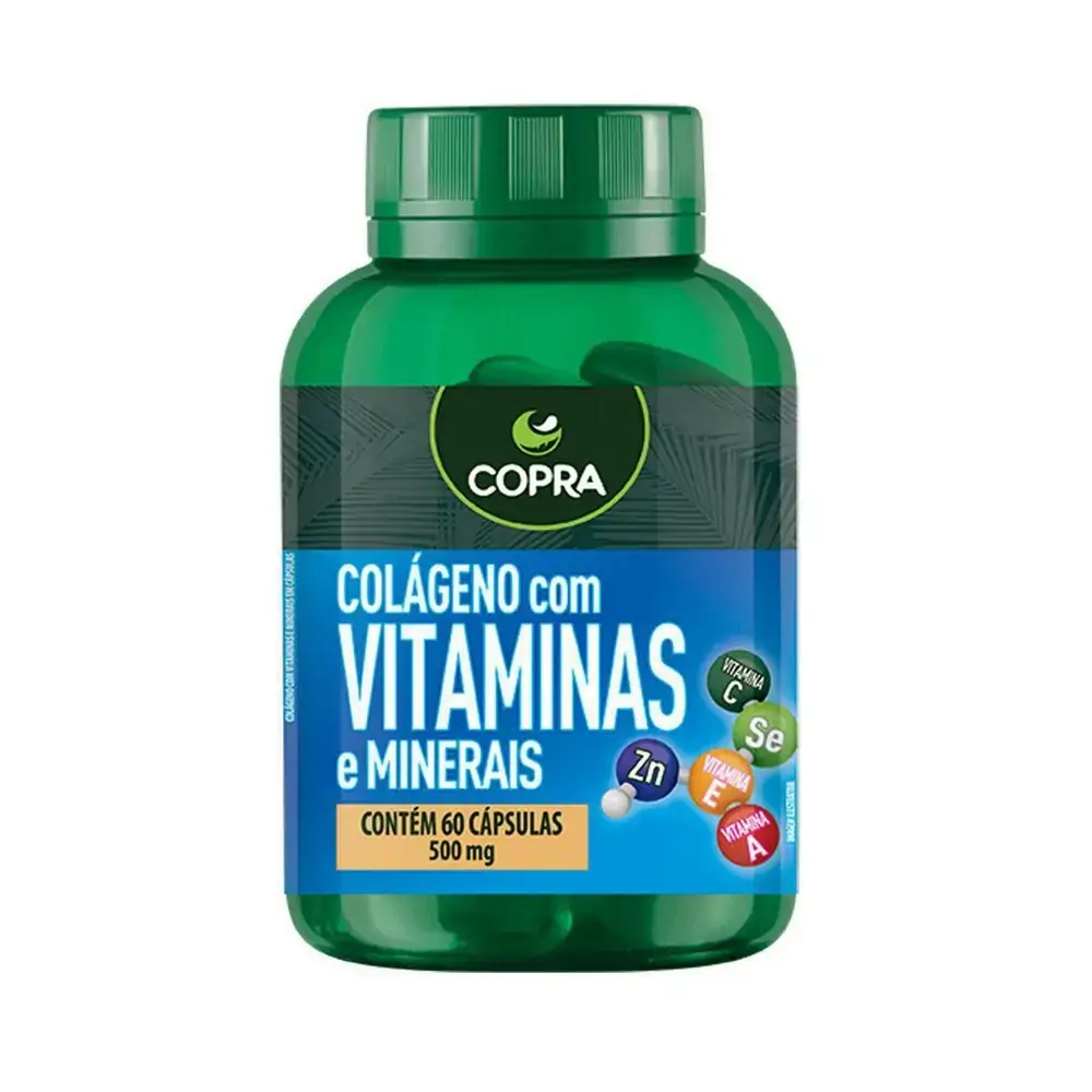 Colágeno c/ Vit. E (60 cápsulas) - Copra