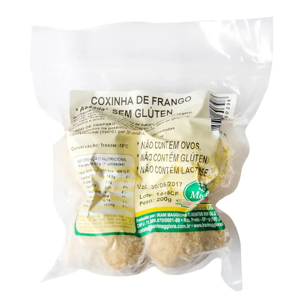Coxinha De Franga Assada Sem Gluten Irani Maggiore