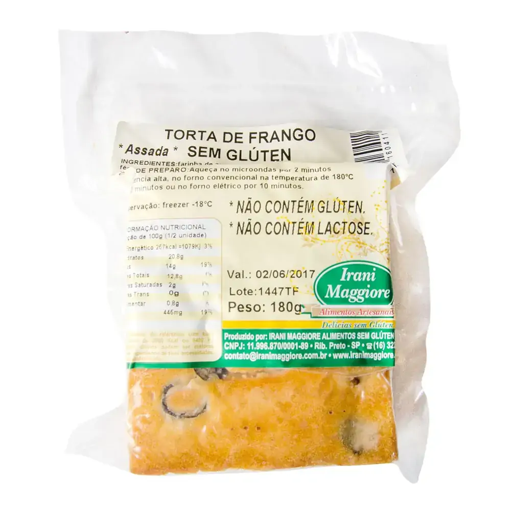 Torta Frango S/gluten 180gr Irani Maggiore