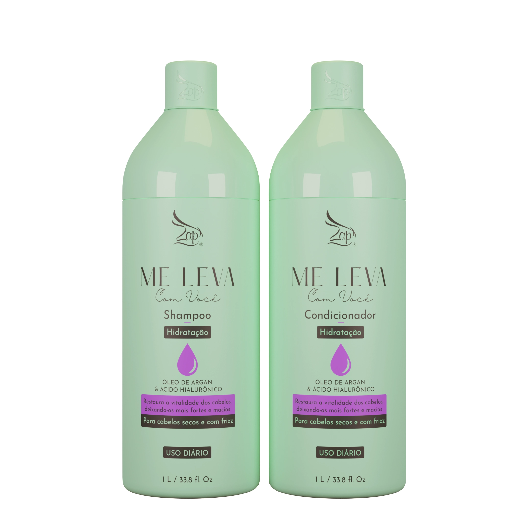 Zap Kit Me Leva Pra Casa Oleo De Argan 1000ml Sh Cond