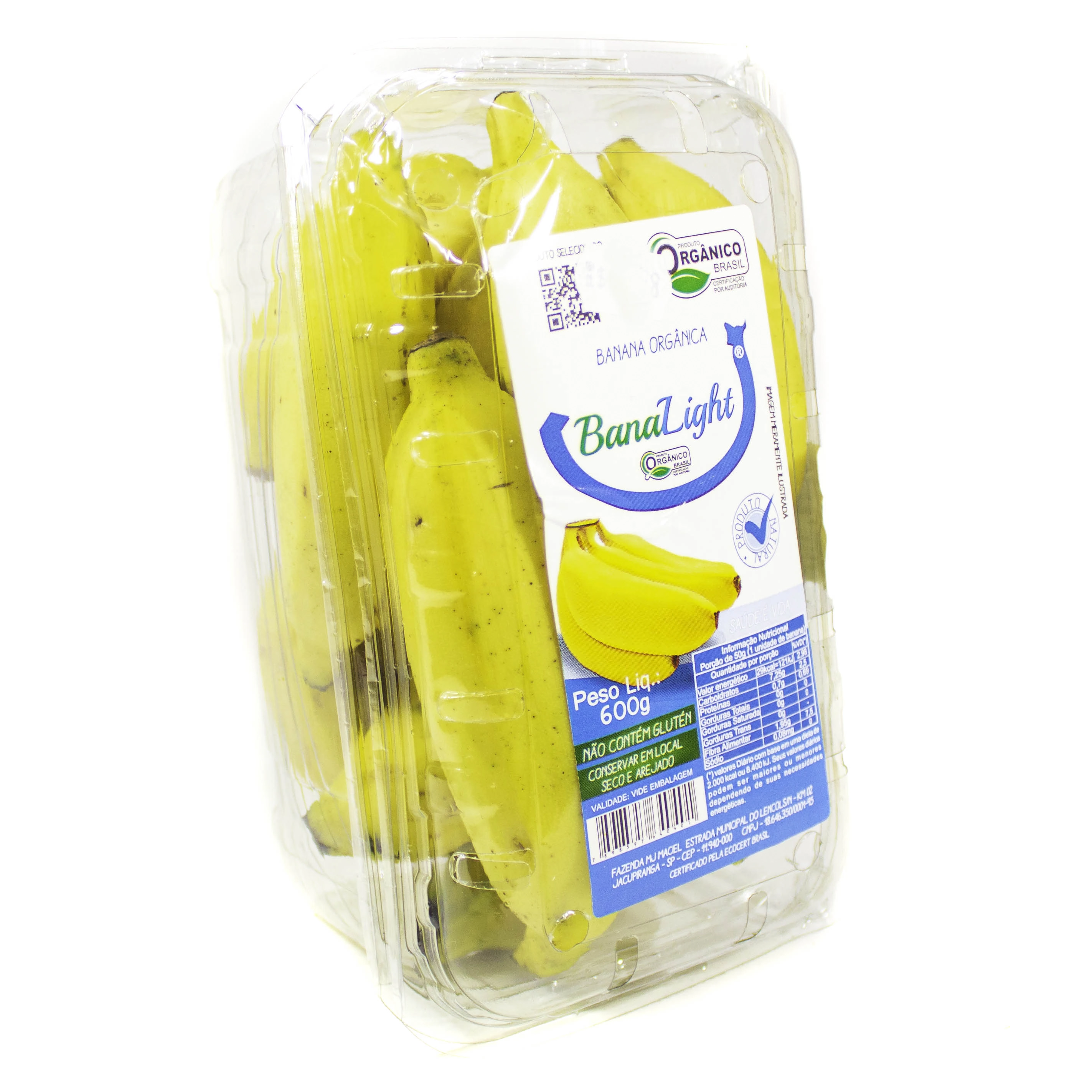 Banana Orgânica BanaLeve 600g
