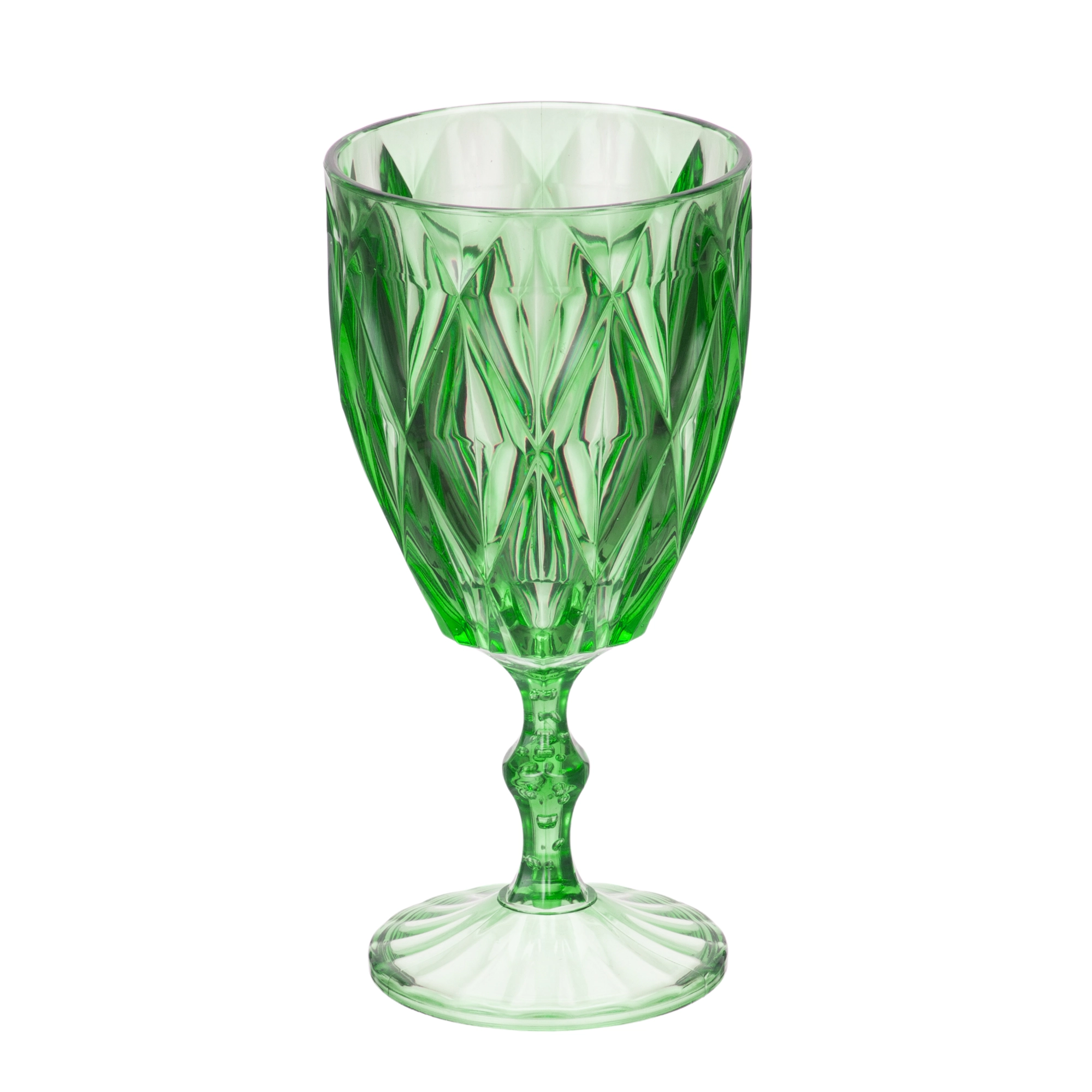 Taca Diamante Verde Translucido 300ml