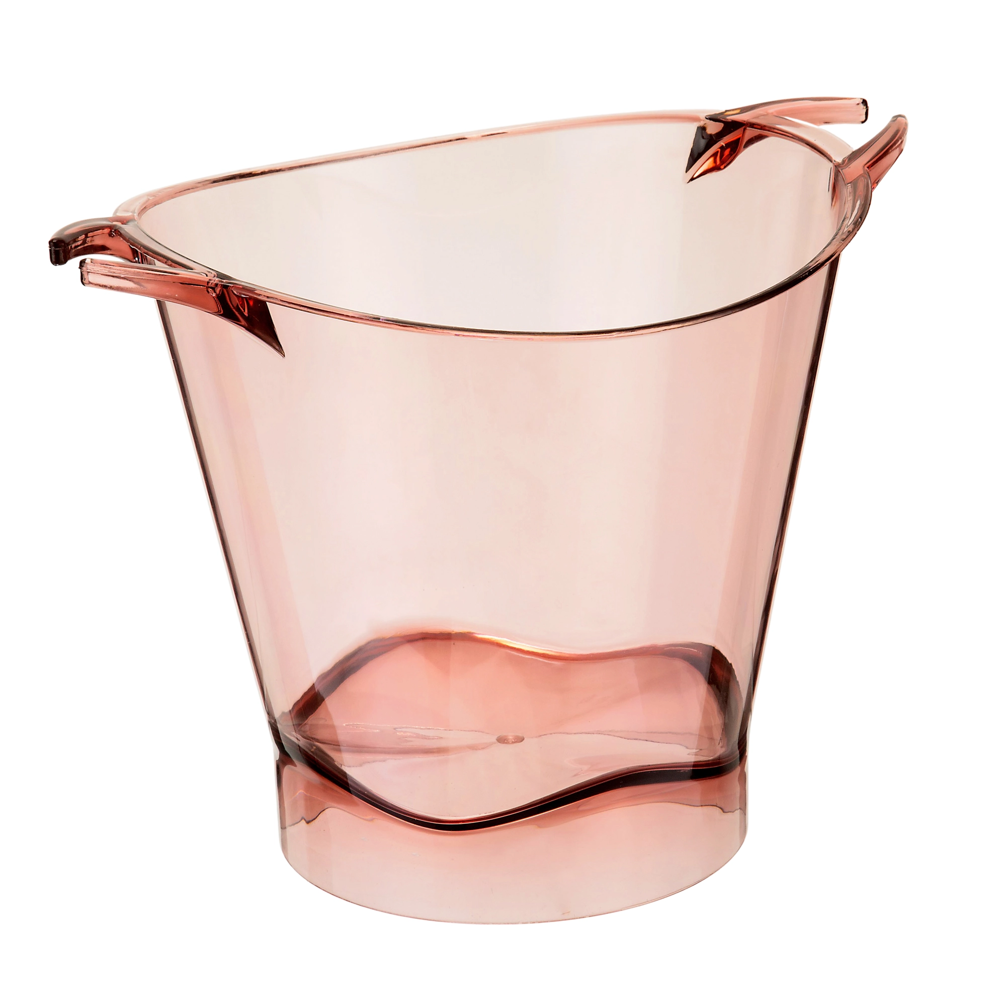 Balde Gelo Rose Translucido Ap 1012rot The House