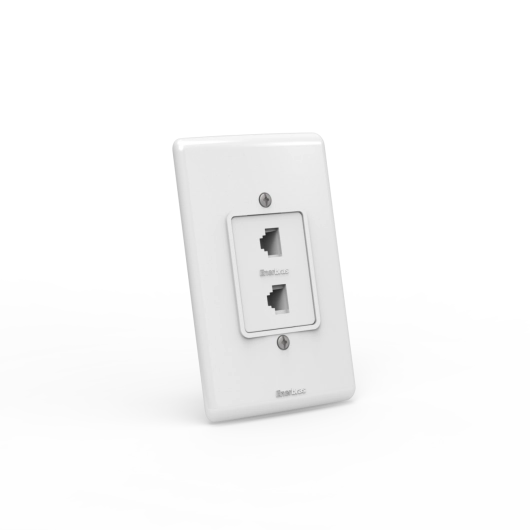 Cj Tomada Rj11 +rj45 4x2 - Enerbras Artis - Eart147-e