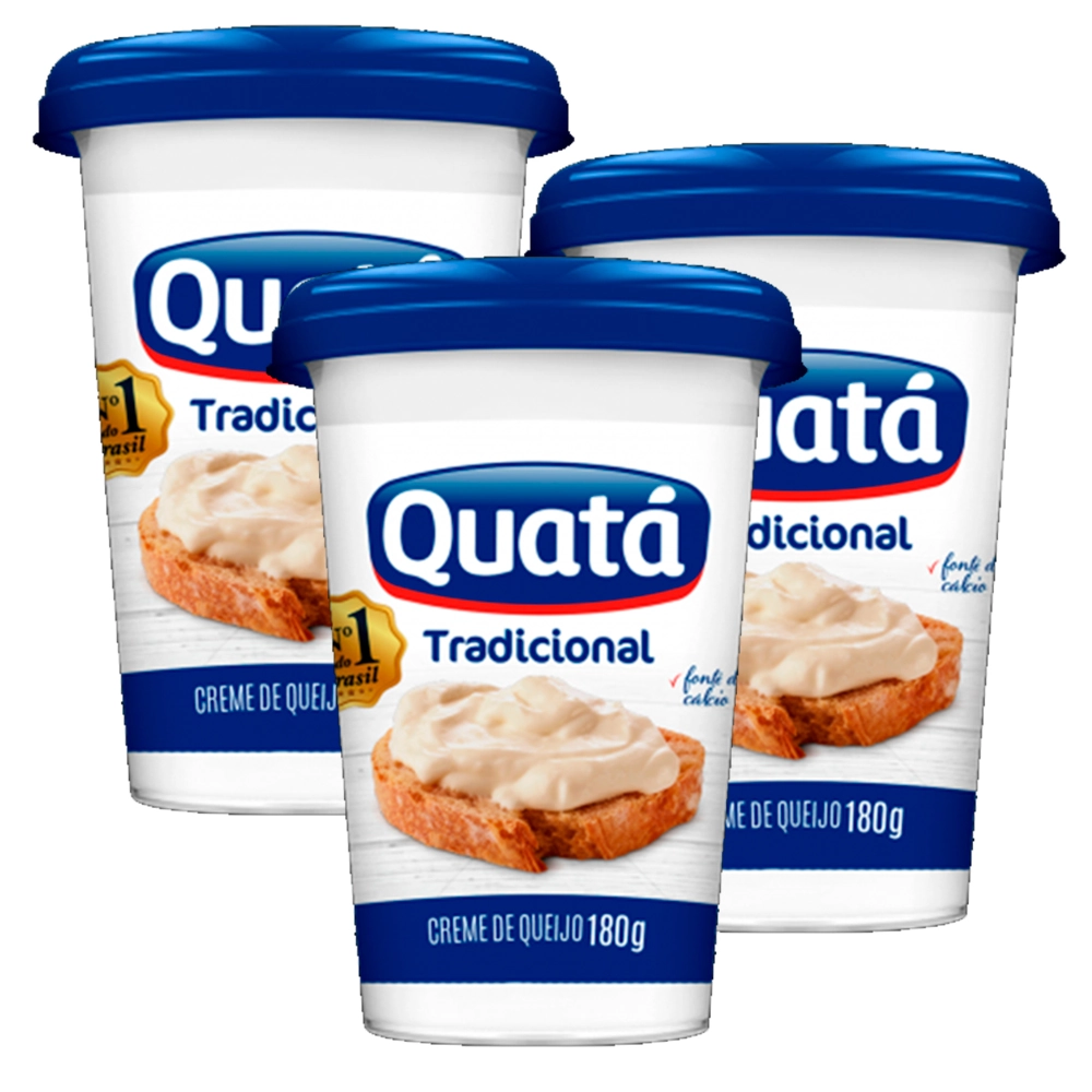 Creme De Queijo Tradicional Quatá Copo 180g
