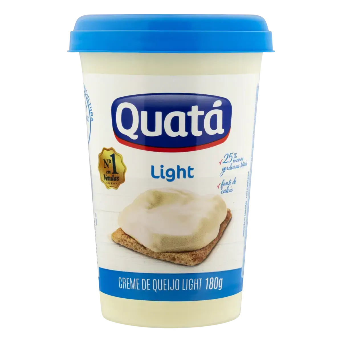Creme De Queijo Light Quatá Copo 180g