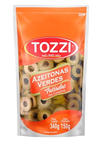 Azeitona Tozzi 150g Verde Fatiada Sc