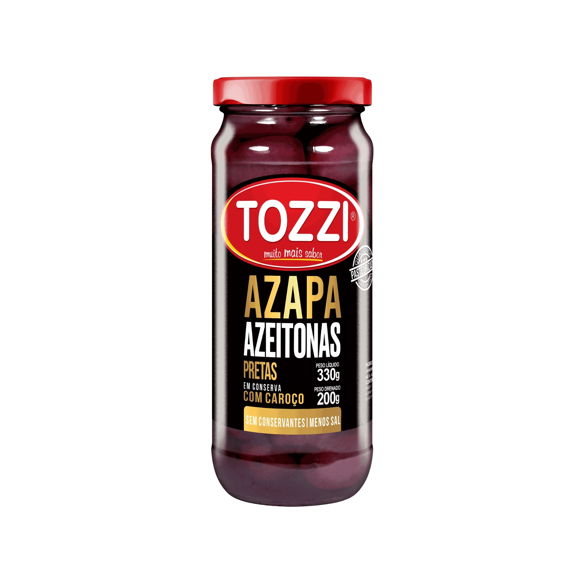 Azeitona Preta Tozzi Azapa C/caroco Pt 200g