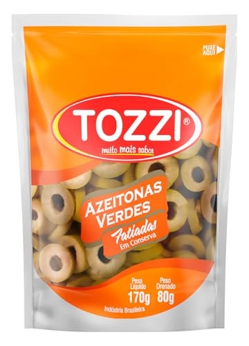 Azeitona Verde Tozzi Fatiada Sache 80g