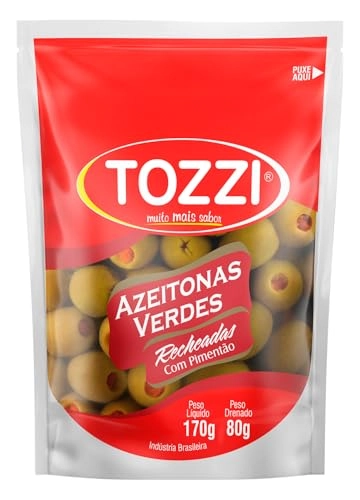 Azeitona Verde Tozzi Recheada Sache 80g