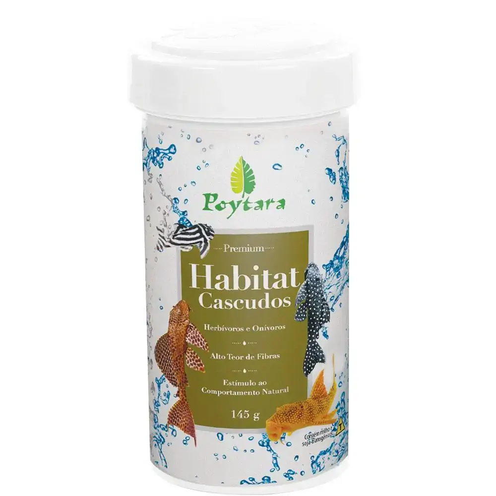Ração Habitat Cascudo Poytara 145g