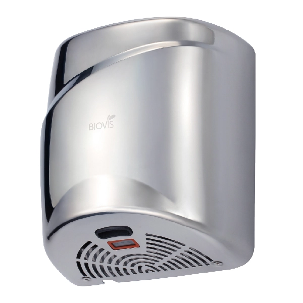 Secador de Mãos Ar quente Aço Inox Prata 110V Speedy Plus Biovis