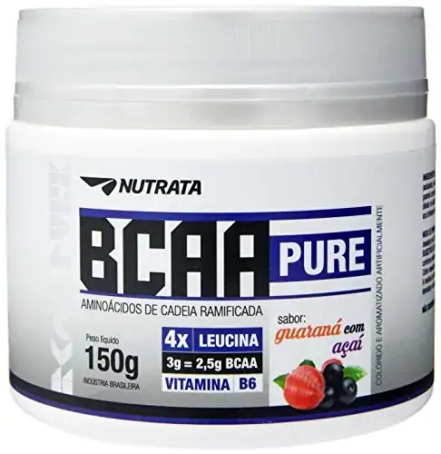 Bcaa Pure 4:1:3 Sabor Guarana C/açai 150g Nutrata