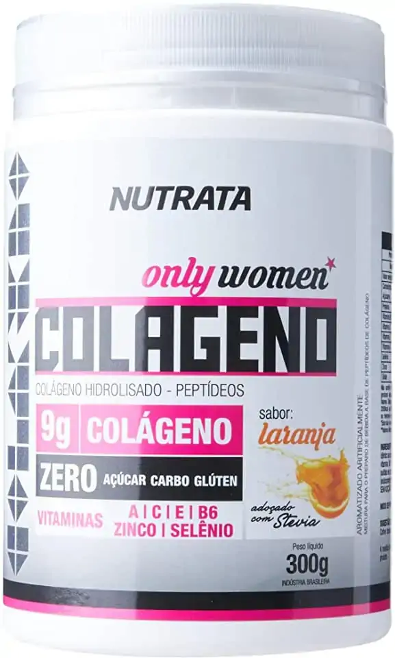 Colágeno 300g Nutrata Laranja .