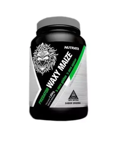 Carboidrato Waxy Maize Predator Sabor Natural Nutrata 1,05Kg