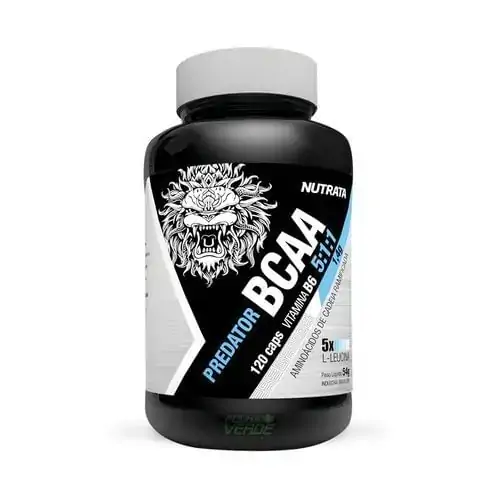 Predator BCAA 5: 1: 1-120 Cápsulas - Nutrata