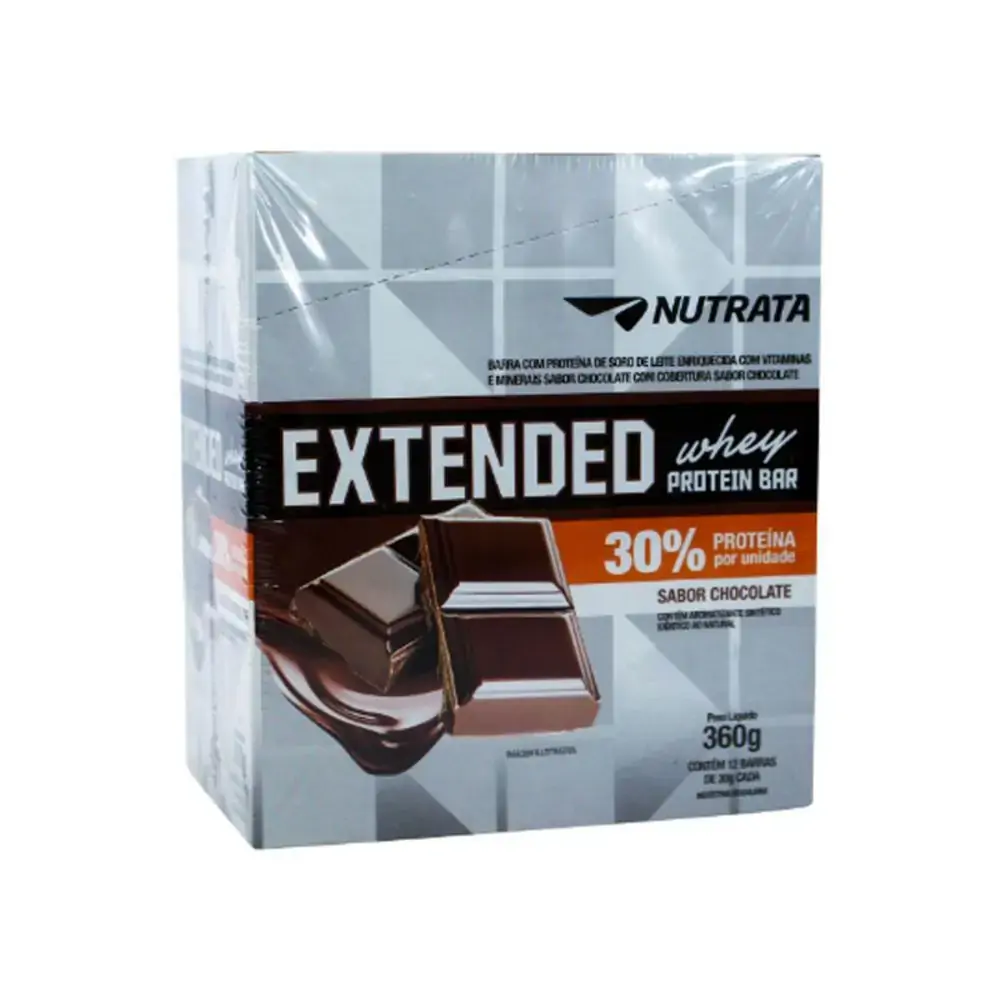 Extend Whey Protein Bar 30 12un 44 50 Nutrata