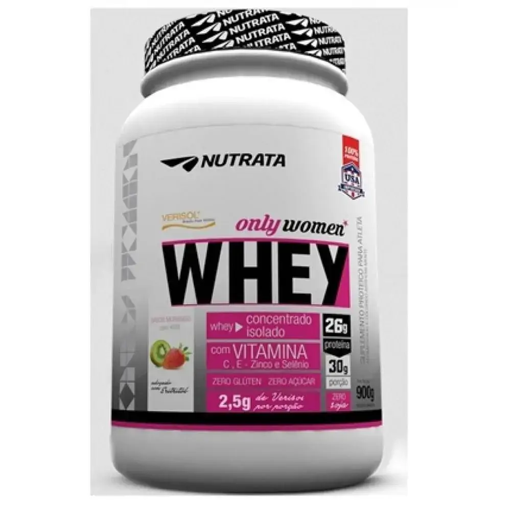 Whey Only Women Sabor Morango Com Kiwi 900g Nutrata