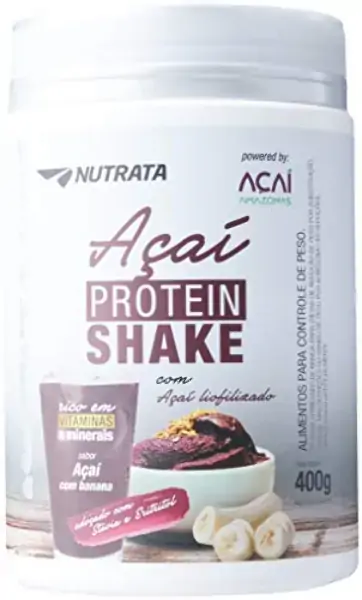 Açai Protein Shake Açai Com Banana 400g Nutrata