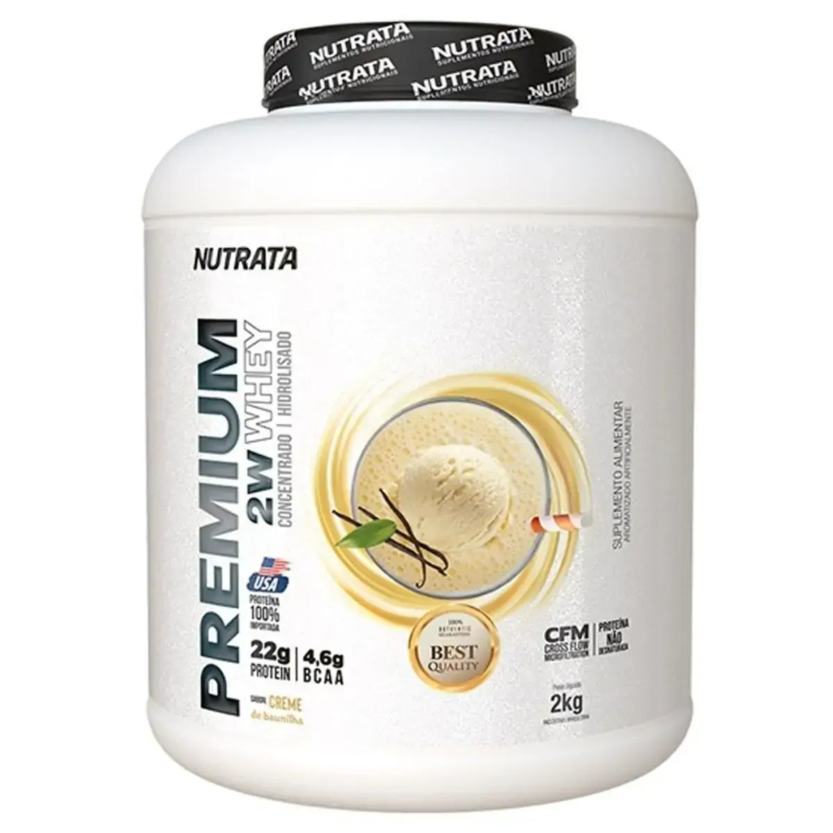 Premium Whey Baunilha 2kg Nutrata