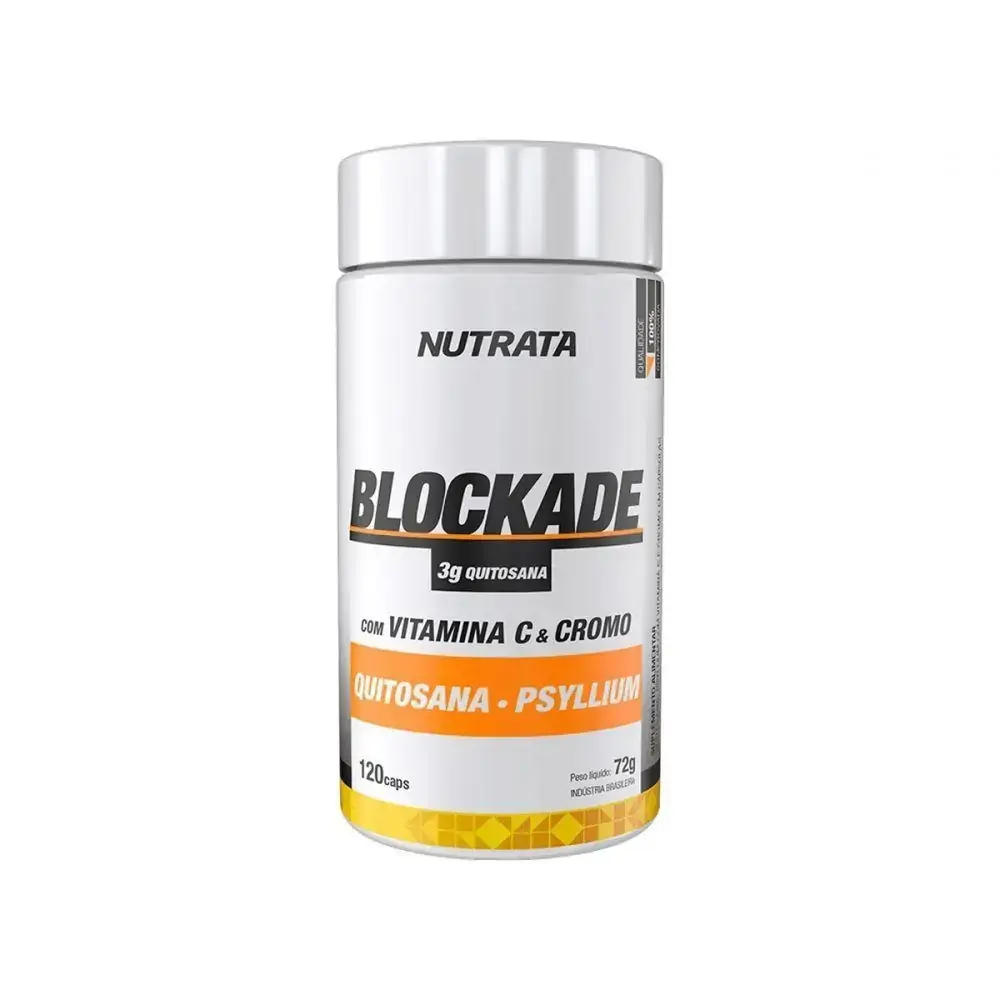 Vitaminas E Mineirais Blockade Quitosana Nutrata 120 Cápsulas De 600mg